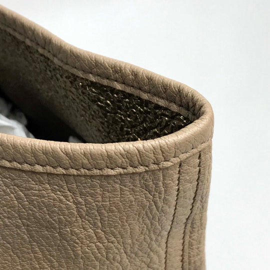 YVES SAINT LAURENT Tote Bag 265702 leather beige reversible Neo-double Women Used Authentic
