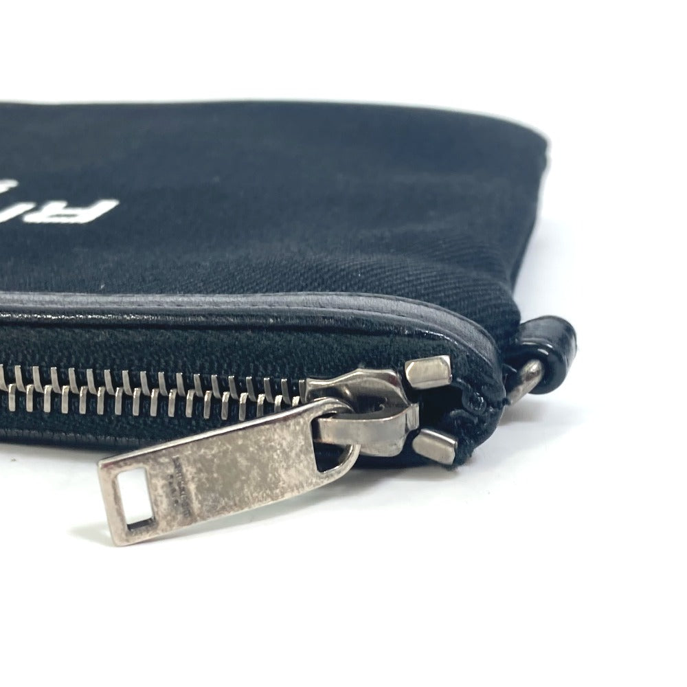SAINT LAURENT PARIS Clutch bag 581369 Canvas / leather black RIVE GAUCHE mens Used Authentic