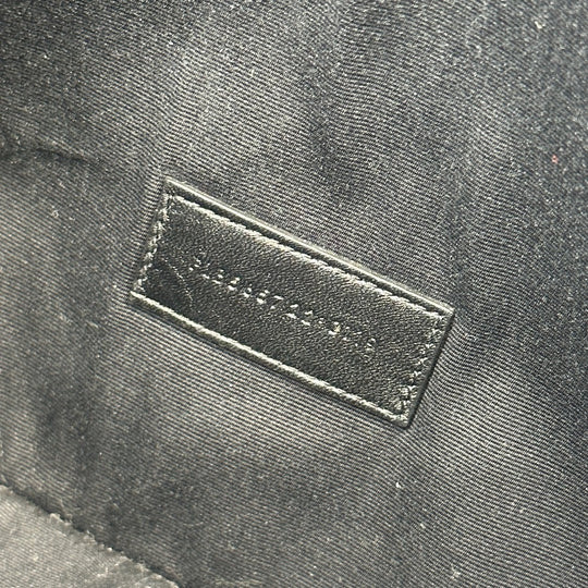 SAINT LAURENT PARIS Clutch bag 565722 Coated canvas, leather gray Pouch RIVE GAUCHE mens Used Authentic