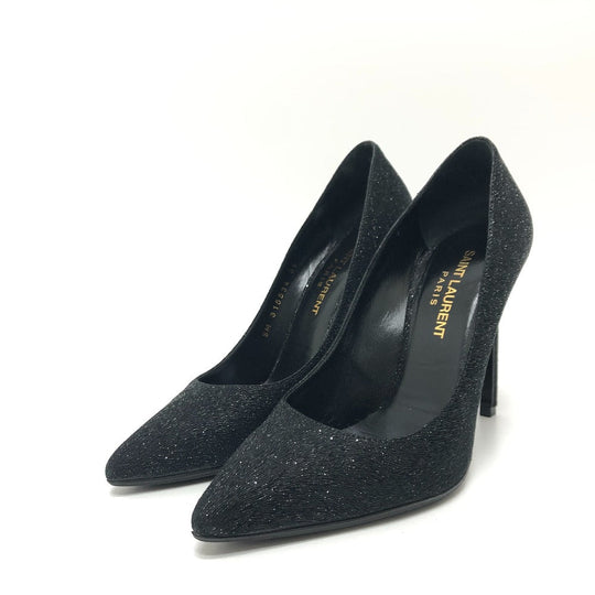 SAINT LAURENT pumps 315534 Leather, Leather black Women 36 Used Authentic