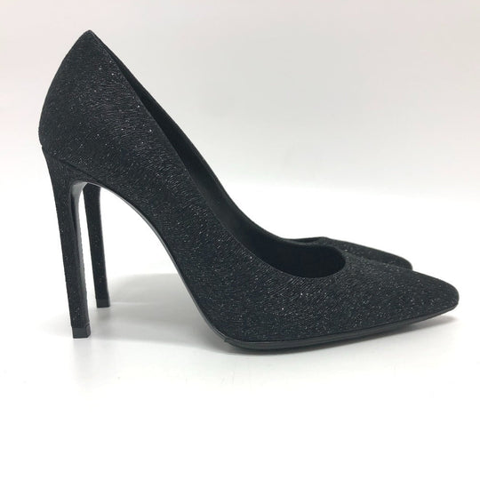 SAINT LAURENT pumps 315534 Leather, Leather black Women 36 Used Authentic