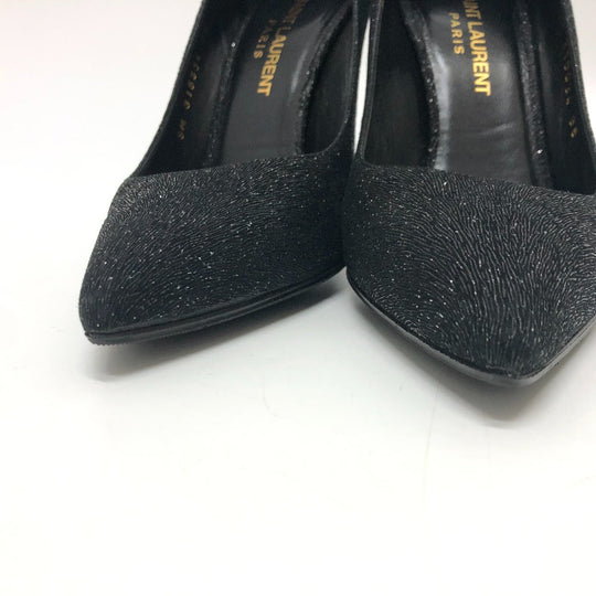 SAINT LAURENT pumps 315534 Leather, Leather black Women 36 Used Authentic