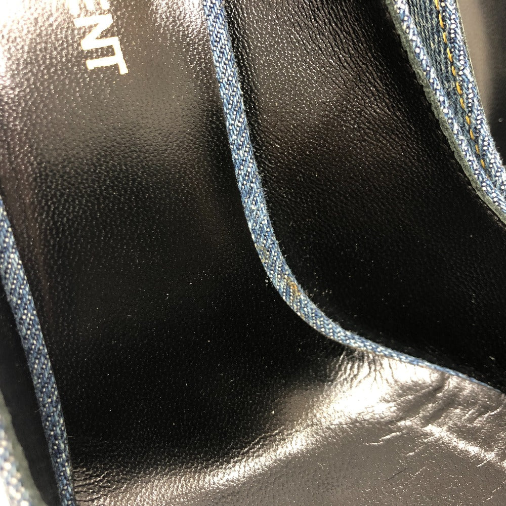 SAINT LAURENT pumps 416482 denim , denim blue denim Women 36 Used Authentic