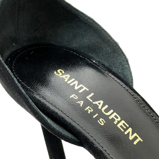 SAINT LAURENT PARIS pumps 521499 leather black By color 36