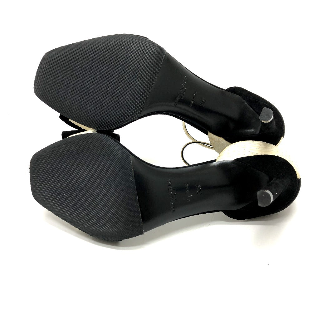 SAINT LAURENT PARIS pumps 521499 leather black By color 36