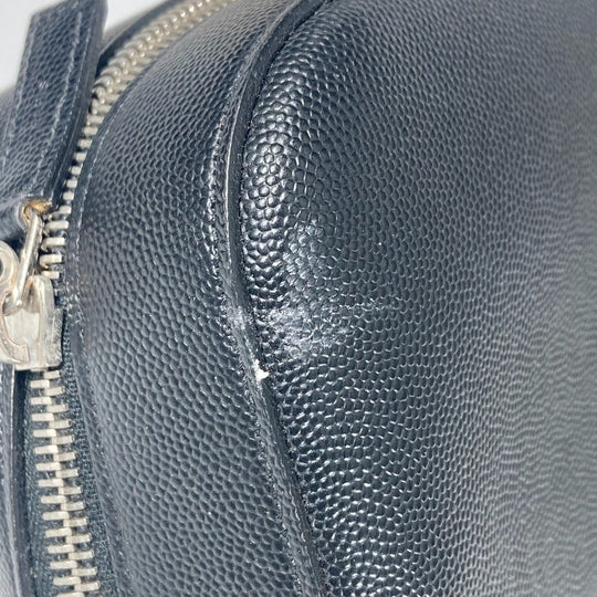 SAINT LAURENT PARIS Business bag 342606 leather black Classic Museum mens Used Authentic