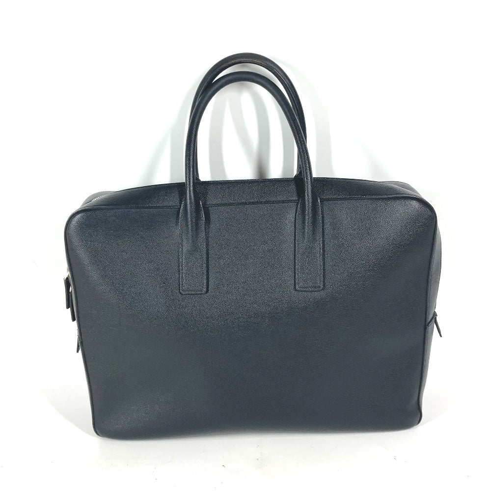 SAINT LAURENT PARIS Business bag 342606 leather black Classic Museum mens Used Authentic