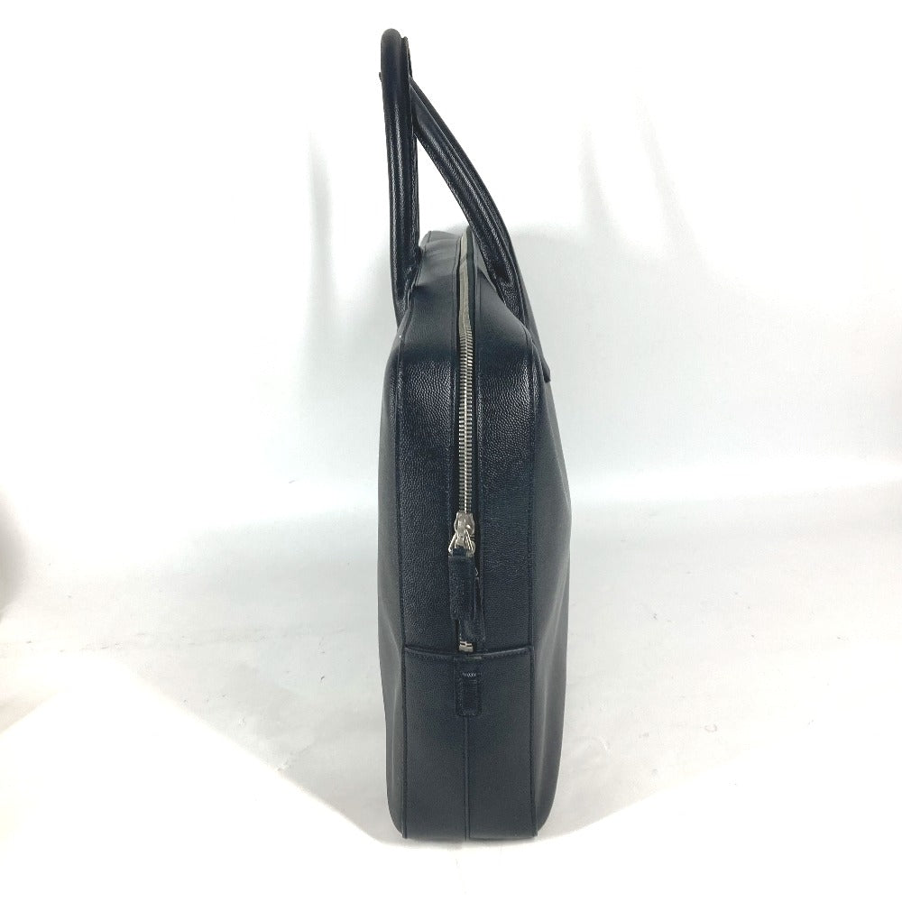 SAINT LAURENT PARIS Business bag 342606 leather black Classic Museum mens Used Authentic