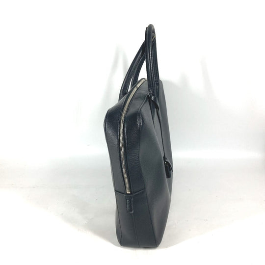 SAINT LAURENT PARIS Business bag 342606 leather black Classic Museum mens Used Authentic