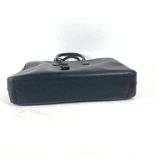 SAINT LAURENT PARIS Business bag 342606 leather black Classic Museum mens Used Authentic