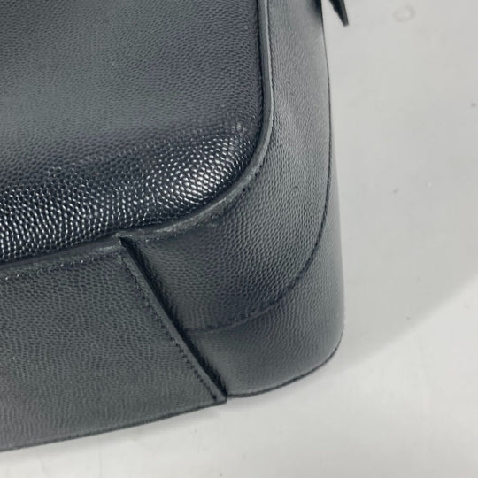 SAINT LAURENT PARIS Business bag 342606 leather black Classic Museum mens Used Authentic