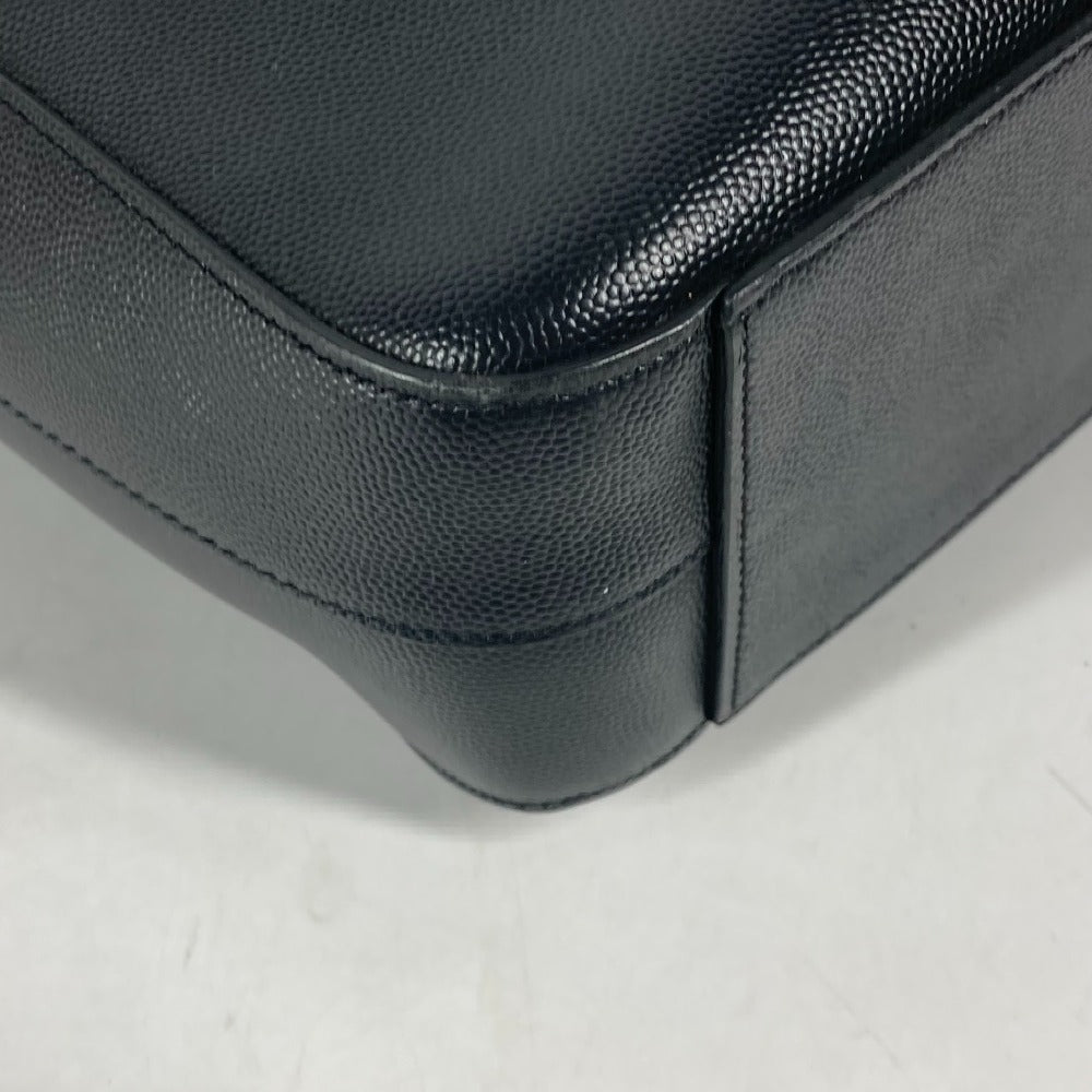 SAINT LAURENT PARIS Business bag 342606 leather black Classic Museum mens Used Authentic