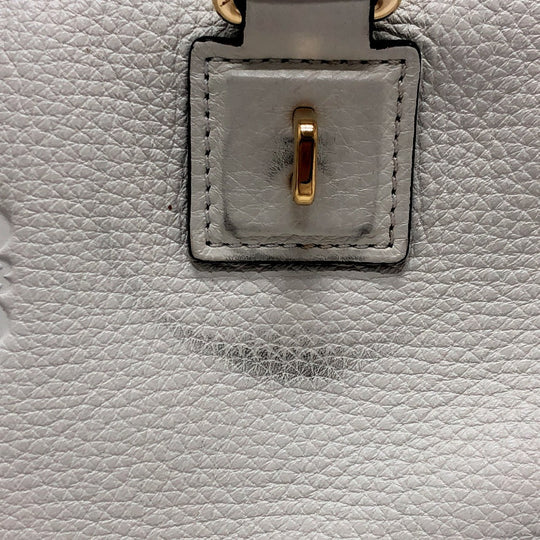 LOEWE Handbag leather white Americana 28 Women Used Authentic