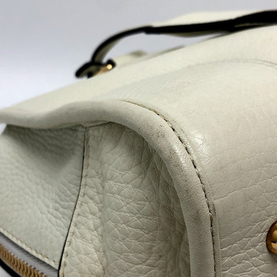 LOEWE Handbag leather white Americana 28 Women Used Authentic