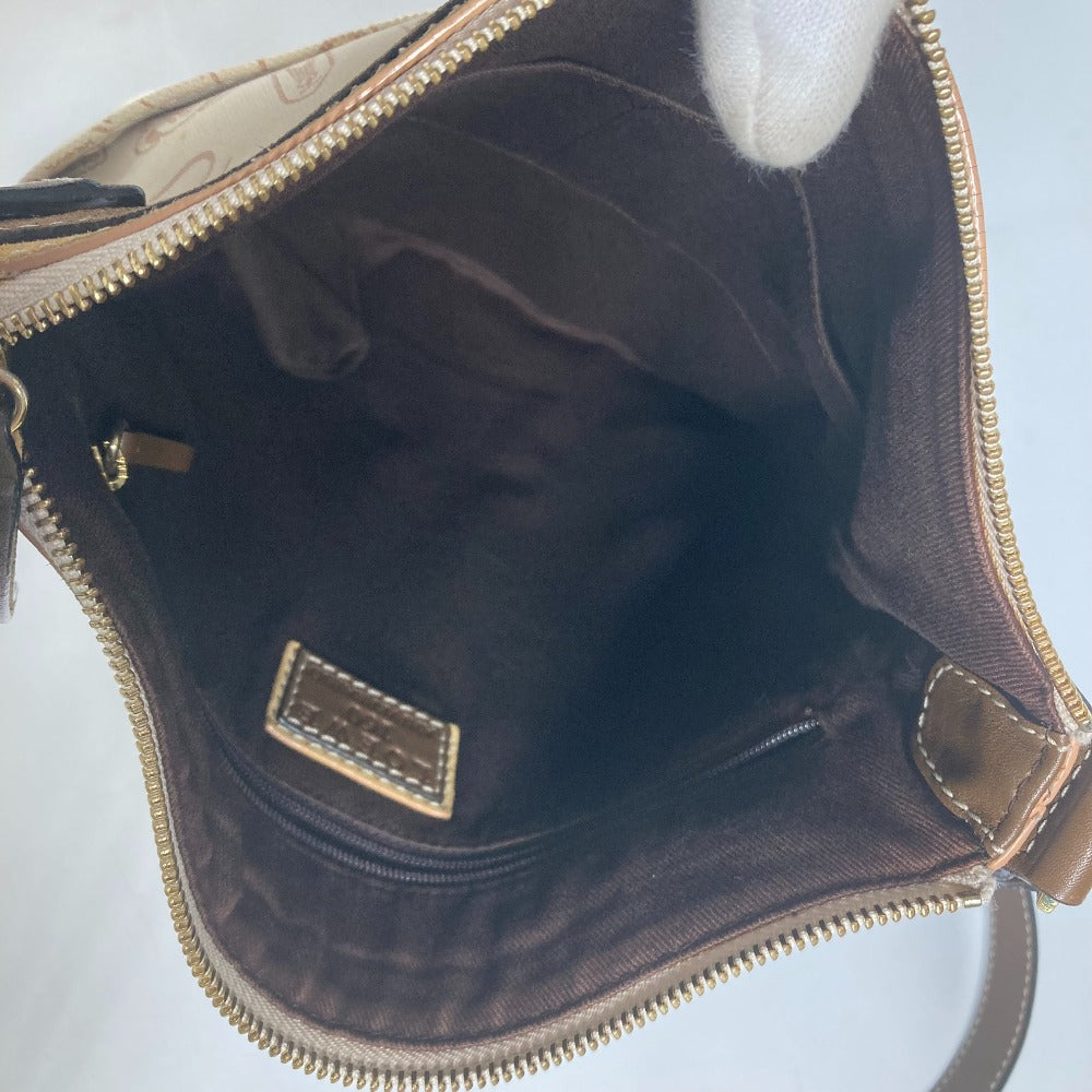 LOEWE Shoulder Bag Canvas / leather beige Bag Crossbody 160th anniversary Women Used Authentic