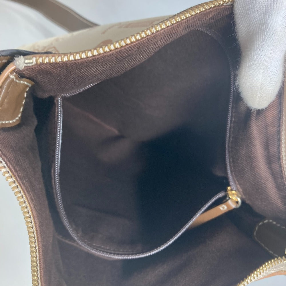 LOEWE Shoulder Bag Canvas / leather beige Bag Crossbody 160th anniversary Women Used Authentic