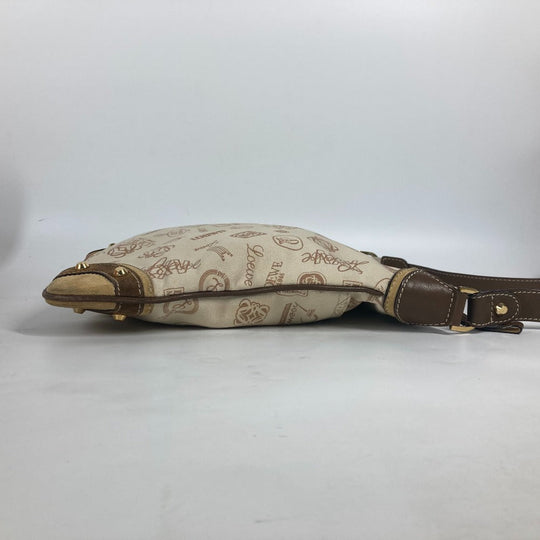 LOEWE Shoulder Bag Canvas / leather beige Bag Crossbody 160th anniversary Women Used Authentic