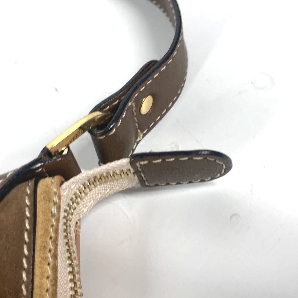 LOEWE Shoulder Bag Canvas / leather beige Bag Crossbody 160th anniversary Women Used Authentic