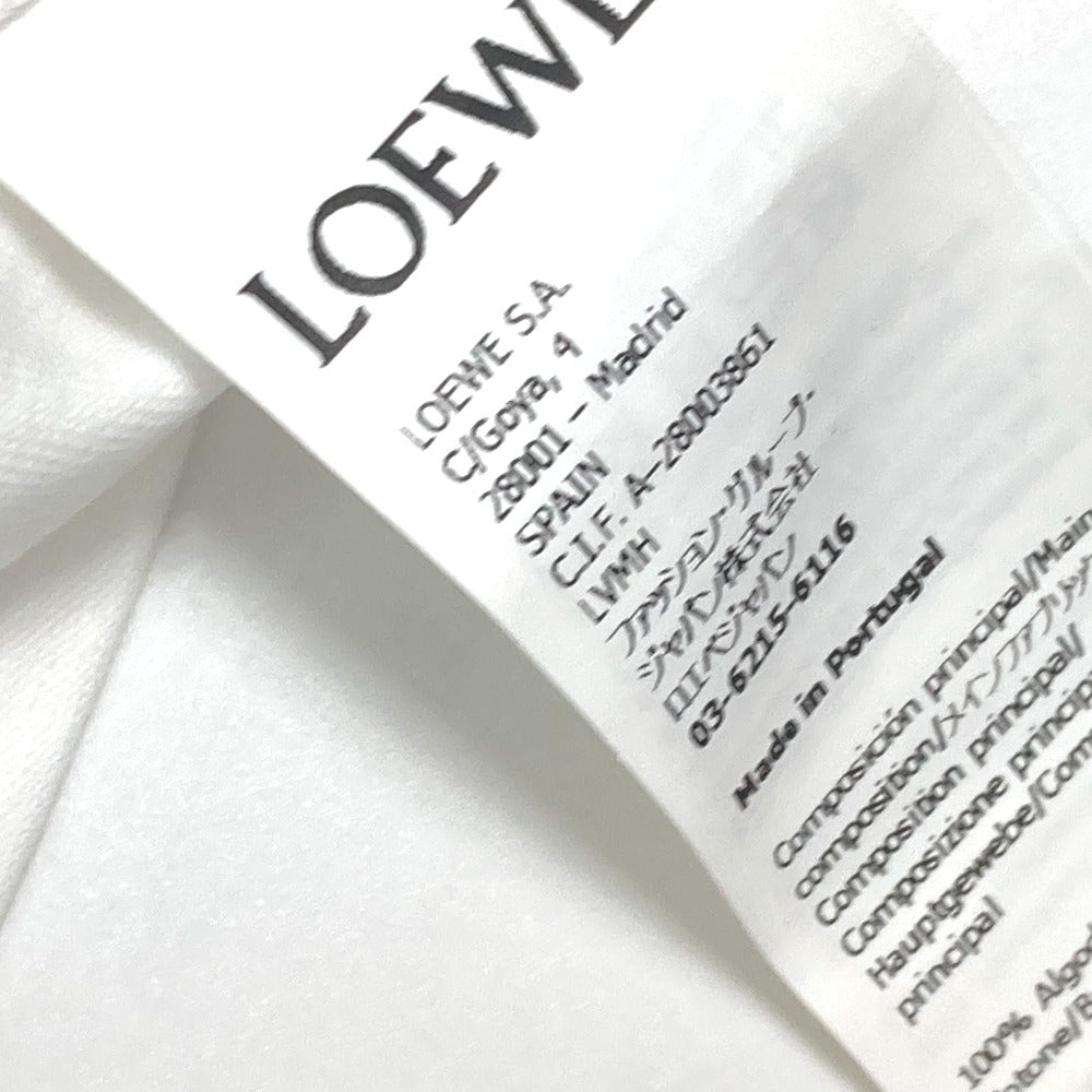 LOEWE Short sleeve T-shirt HB44Y22X11 cotton white studio ghibli collaboration Howl's Moving Castle Hinn, Markl, Scarecrow and Cub mens S Used Authentic