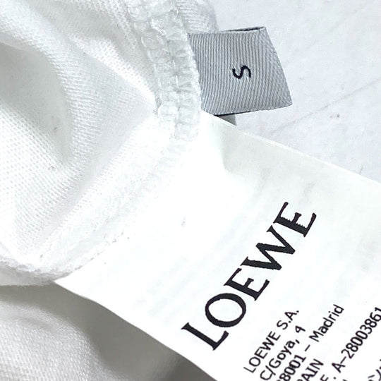 LOEWE Short sleeve T-shirt HB44Y22X11 cotton white studio ghibli collaboration Howl's Moving Castle Hinn, Markl, Scarecrow and Cub mens S Used Authentic