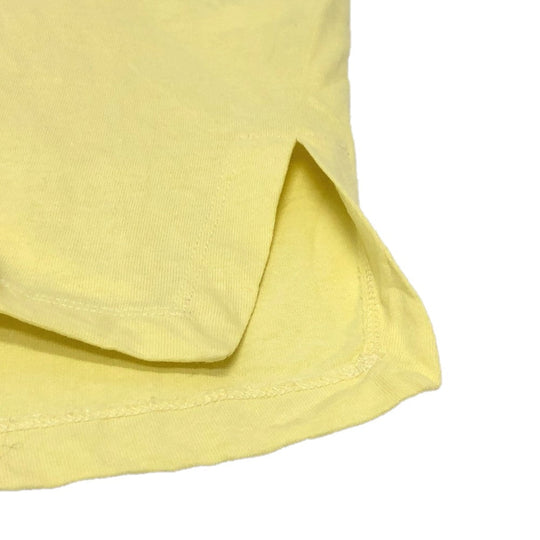 LOEWE Short sleeve T-shirt cotton yellow apparel tops short sleeves anagram Women XS Used Authentic