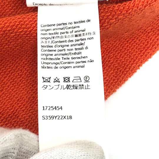LOEWE Hoodie S359Y22X18 cotton Orange Leather logo patch Anagram Women ‚l Used Authentic