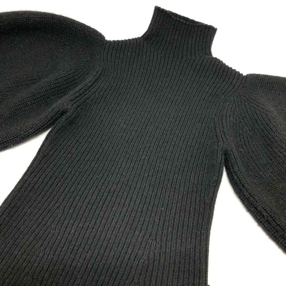 LOEWE sweater S540Y14K15 wool black Volume Sleep Women XS Used Authentic