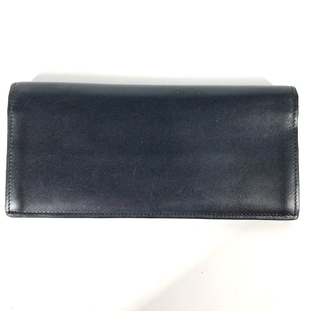 LOEWE Long Wallet Purse leather black long wallet rainbow anagram mens Used Authentic