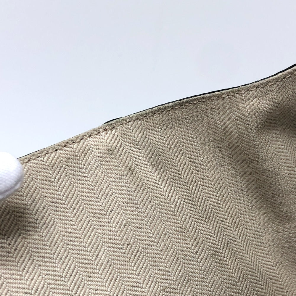 LOEWE Shoulder Bag 061949 leather beige Hammock Small Women Used Authentic