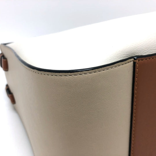 LOEWE Shoulder Bag 061949 leather beige Hammock Small Women Used Authentic