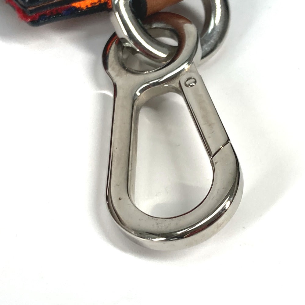 LOEWE Shoulder strap Canvas / leather multicolor Rainbow Women Used Authentic
