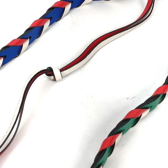LOEWE Shoulder strap leather multicolor Braid