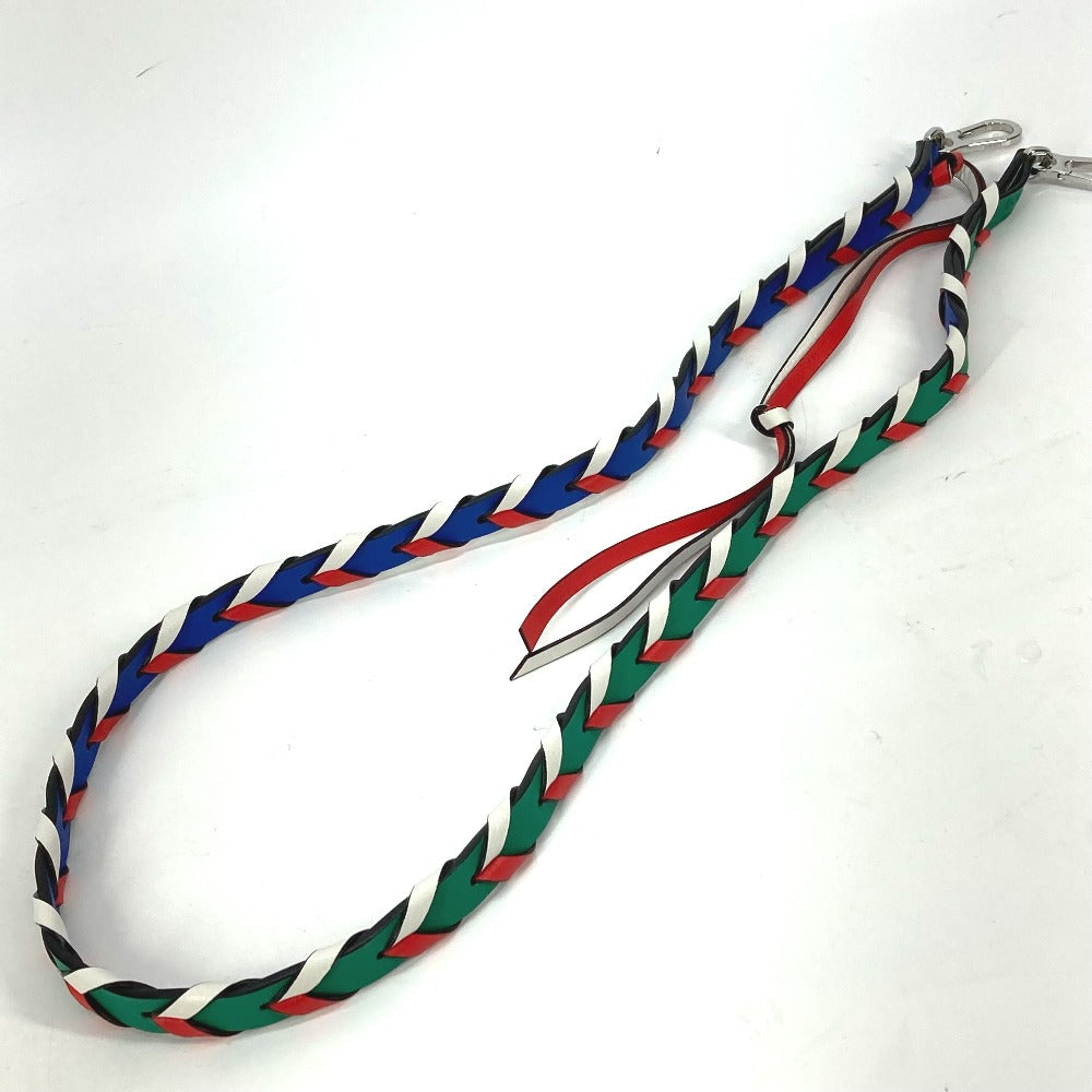 LOEWE Shoulder strap leather multicolor Braid