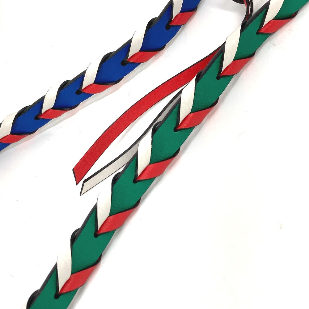 LOEWE Shoulder strap leather multicolor Braid
