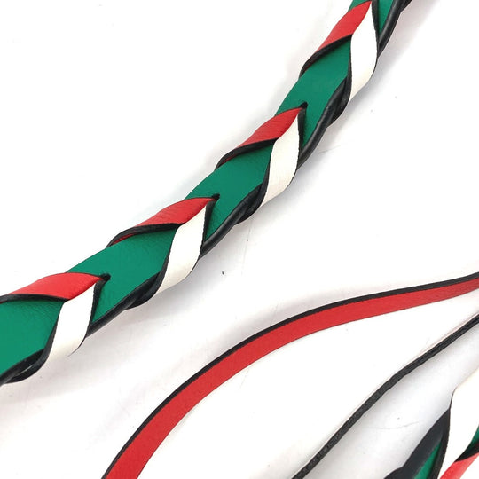 LOEWE Shoulder strap leather multicolor Braid