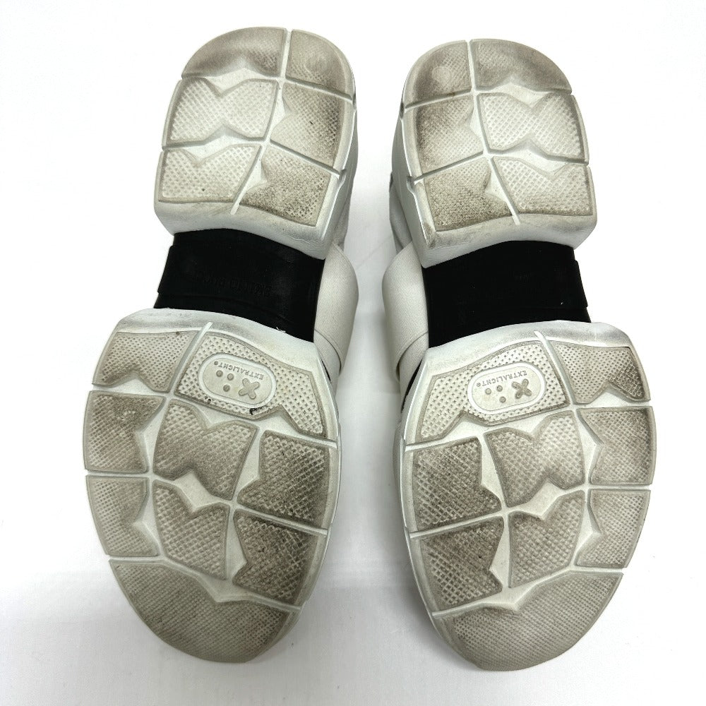 Emilio Pucci sneakers Leather, Rubber white Ruffled Leather Band 36