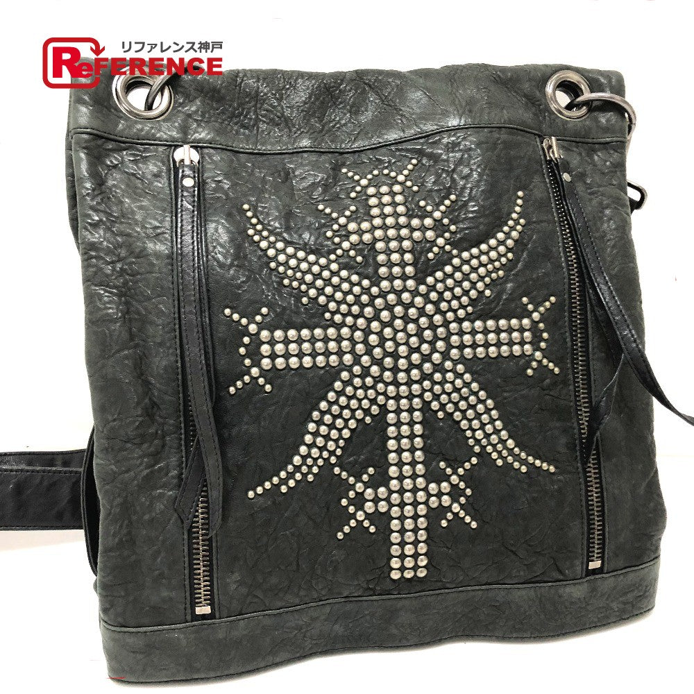 THOMAS WYLDE Shoulder Bag leather black 2WAY