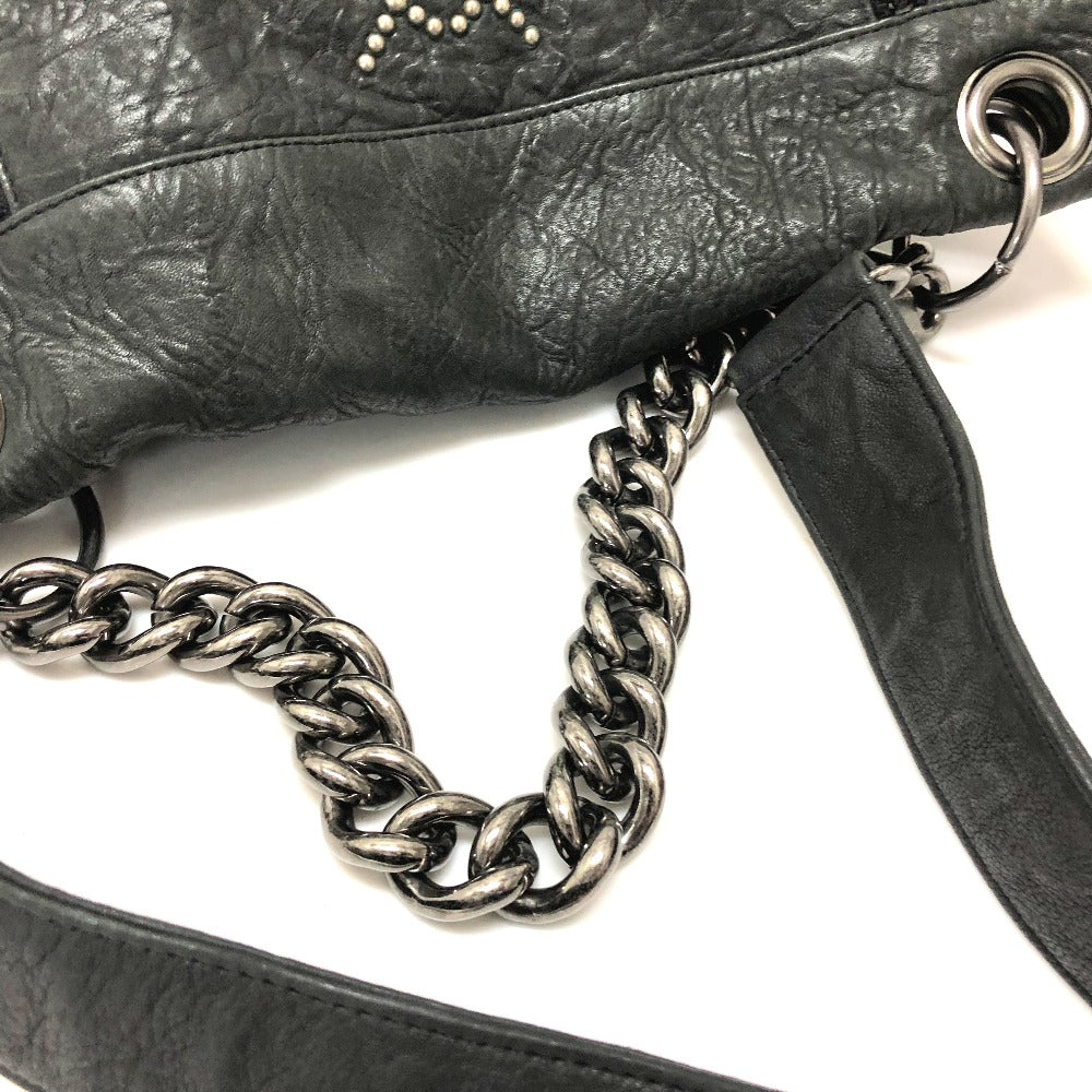 THOMAS WYLDE Shoulder Bag leather black 2WAY