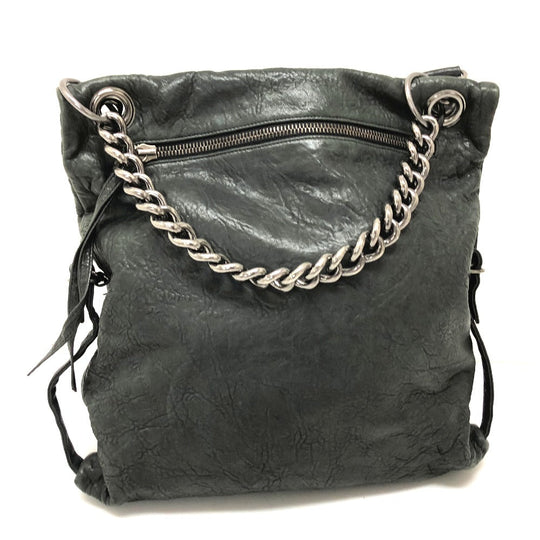 THOMAS WYLDE Shoulder Bag leather black 2WAY