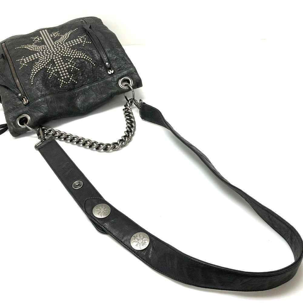 THOMAS WYLDE Shoulder Bag leather black 2WAY