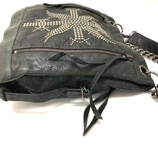THOMAS WYLDE Shoulder Bag leather black 2WAY