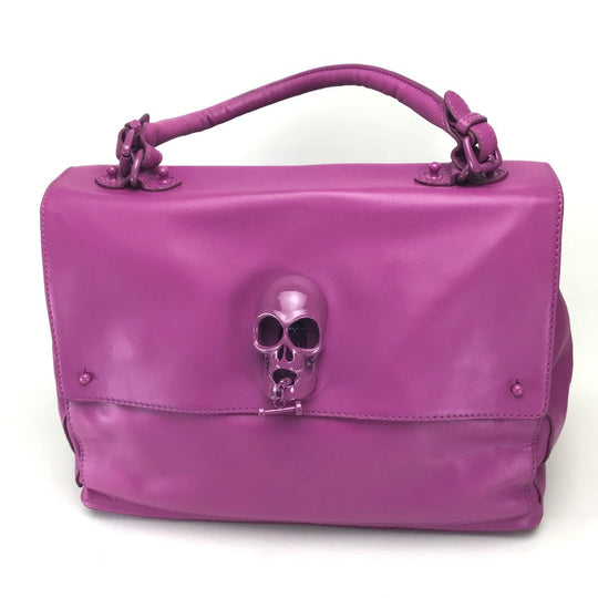 THOMAS WYLDE Handbag leather Pink purple type Men's Women Handbag unisex(Unisex) Used Authentic