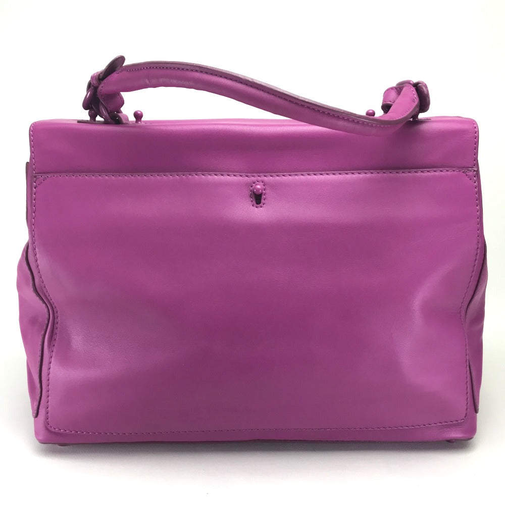 THOMAS WYLDE Handbag leather Pink purple type Men's Women Handbag unisex(Unisex) Used Authentic