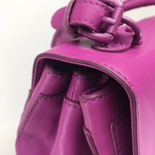 THOMAS WYLDE Handbag leather Pink purple type Men's Women Handbag unisex(Unisex) Used Authentic