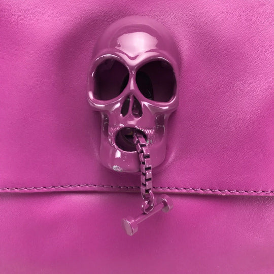 THOMAS WYLDE Handbag leather Pink purple type Men's Women Handbag unisex(Unisex) Used Authentic