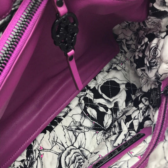 THOMAS WYLDE Handbag leather Pink purple type Men's Women Handbag unisex(Unisex) Used Authentic