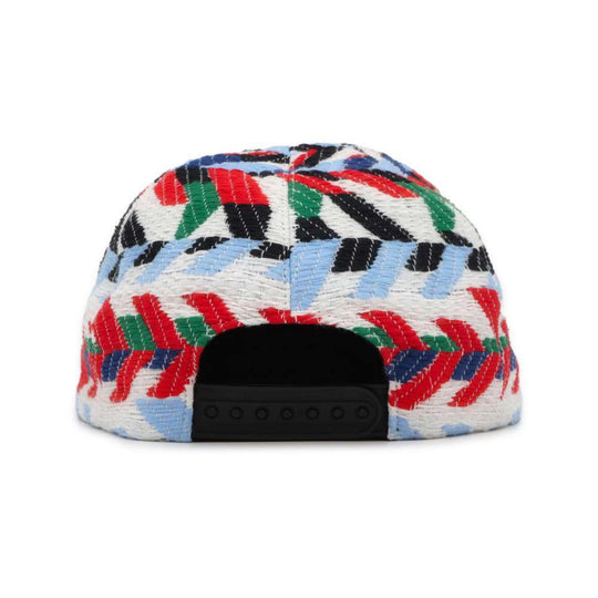 CHANEL Airline Cotton Multicolor Baseball Cap Preloved