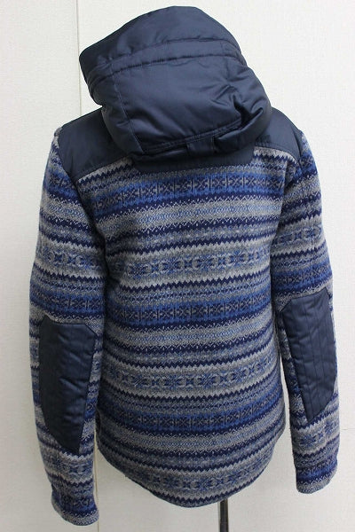 MONCLER Down jacket Wool, Polyester Navy down coat TENZAM mens 1 Used Authentic