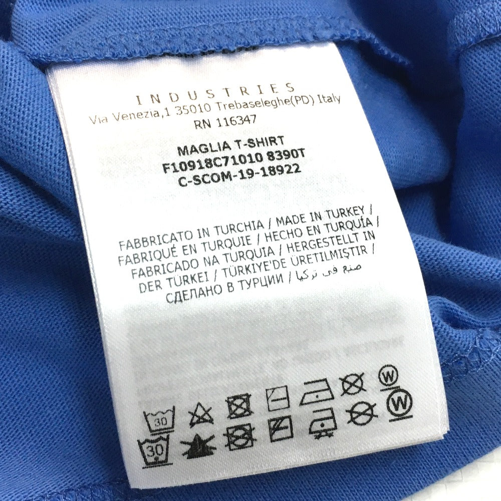 MONCLER Short sleeve T-shirt 0918C710108390T cotton Light blue Japan stock color Maglia Women M Used Authentic