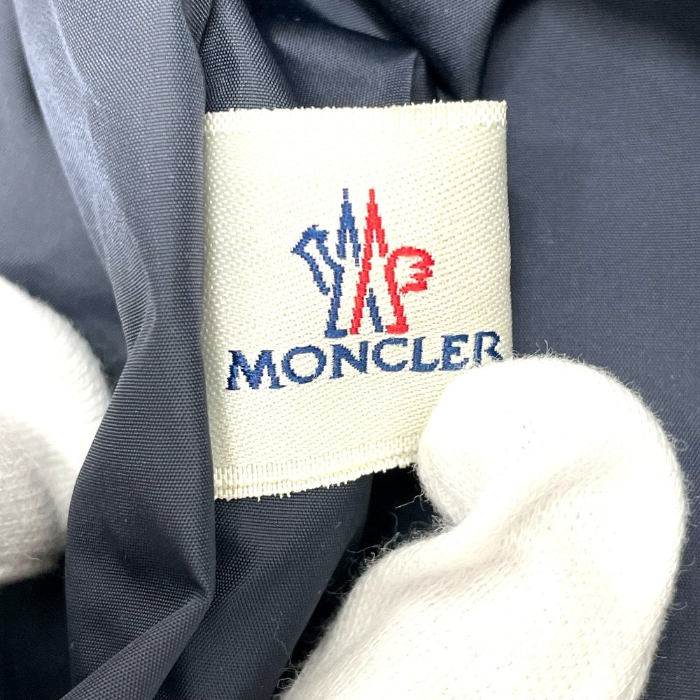 MONCLER Nylon jacket 4114505 Nylon Navy Logo patch LEVENS Levans mens 1 Used Authentic